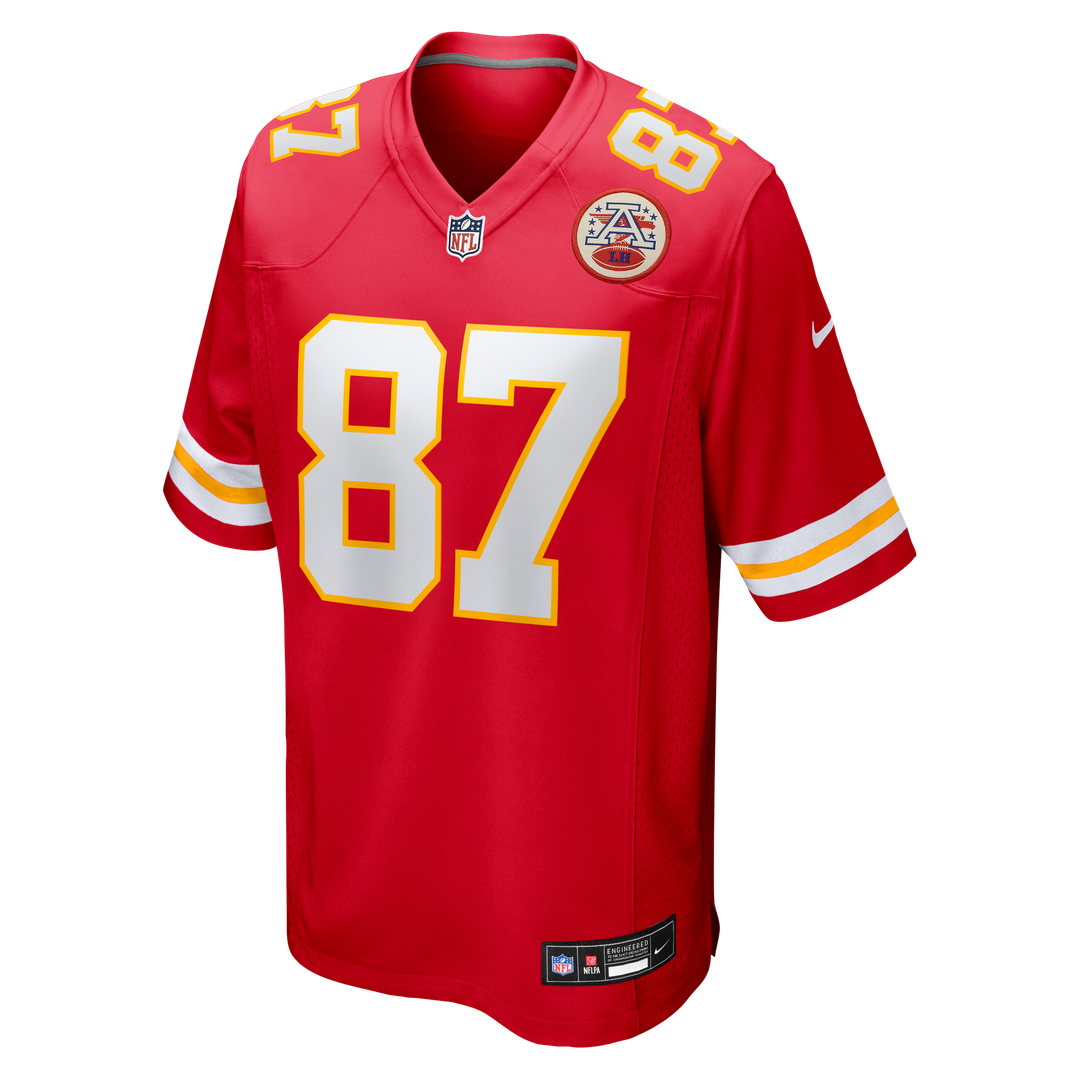 Travis Kelce Kansas City Chiefs Nike Game Official Jersey - Red