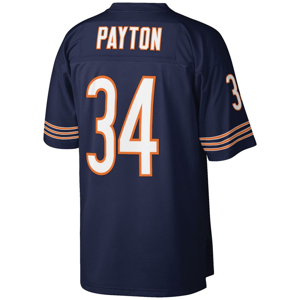 Walter Payton Chicago Bears Mitchell & Ness Big & Tall 1985 Retired Player Replica Official Jersey - White