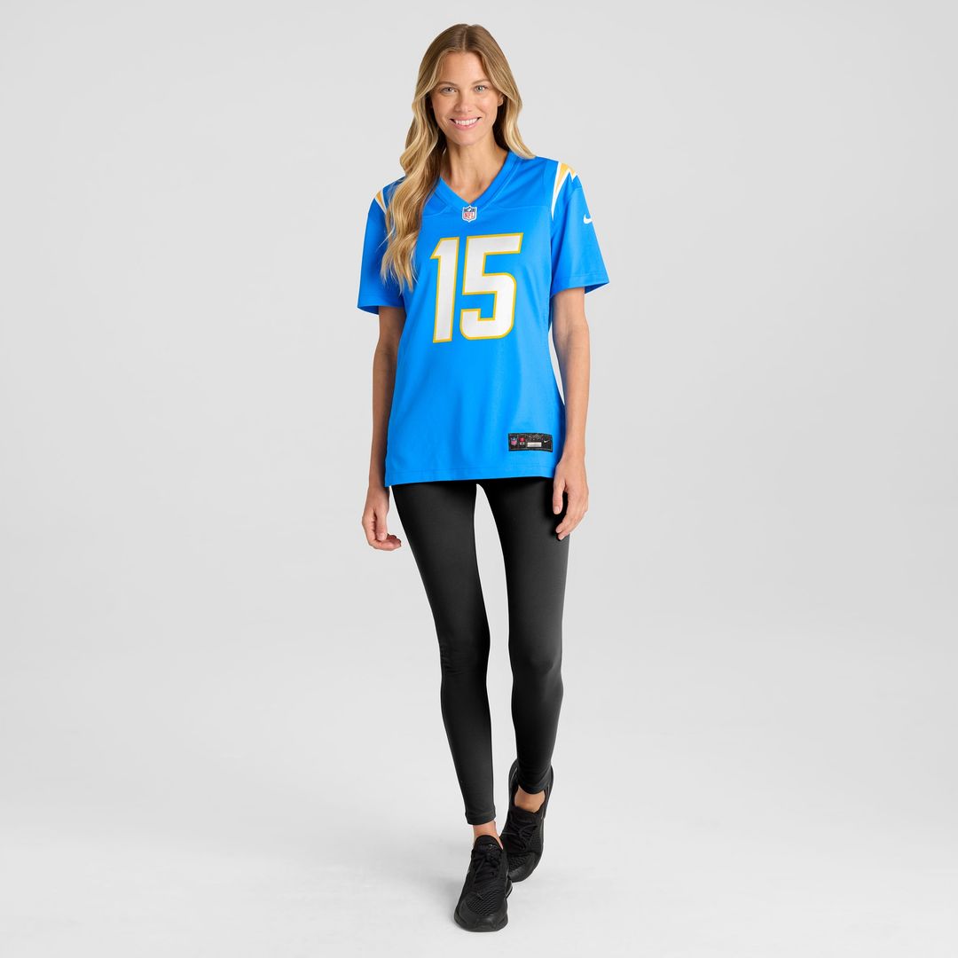 Ladd McConkey Los Angeles Chargers Nike Women's  Game Official Jersey -  Powder Blue