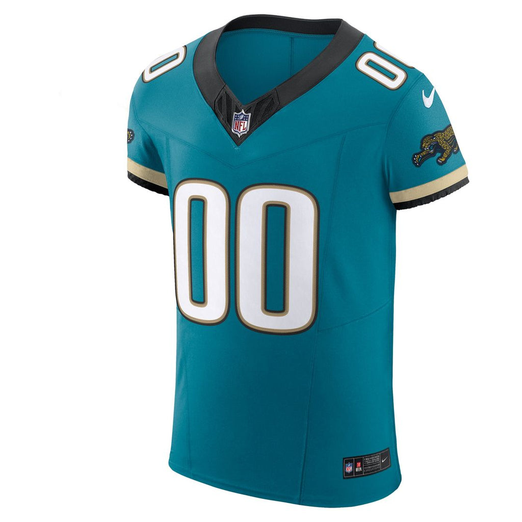 Jacksonville Jaguars Nike Alternate Vapor F.U.S.E. Elite Custom Jersey - Teal