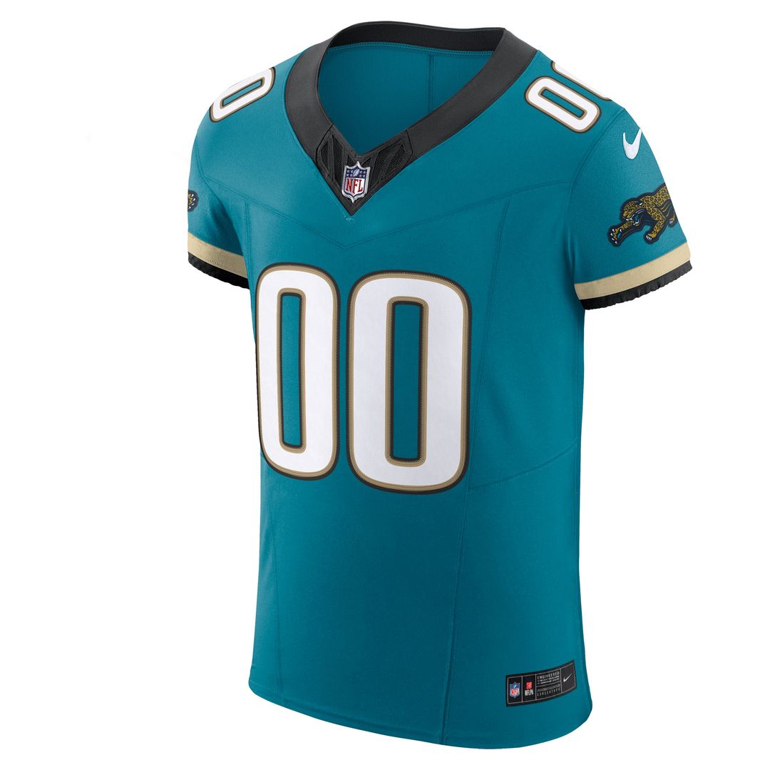 Jacksonville Jaguars Nike Alternate Vapor F.U.S.E. Elite Custom Jersey - Teal