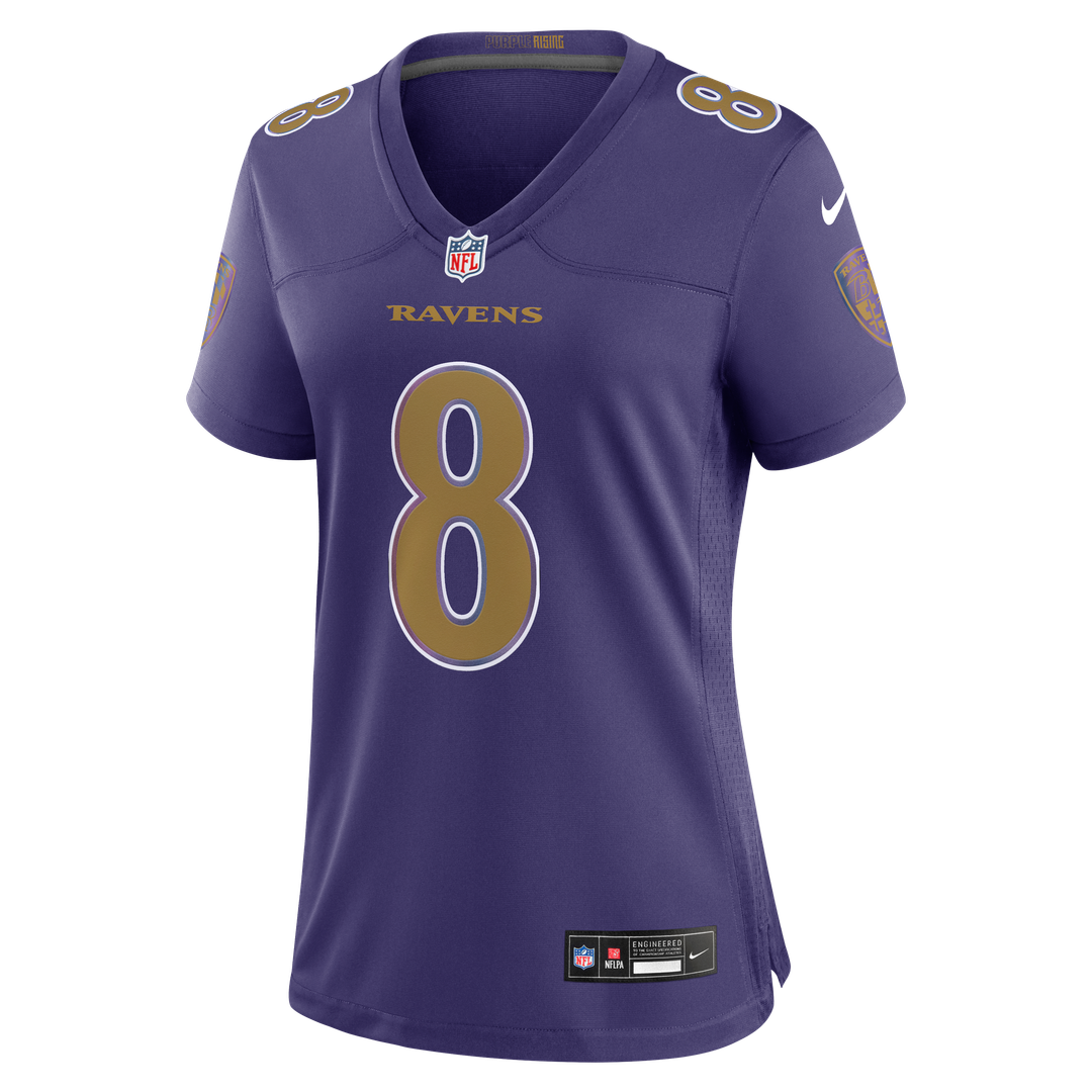 Lamar Jackson Baltimore Ravens Nike Women's Alternate Game Jersey - Purple