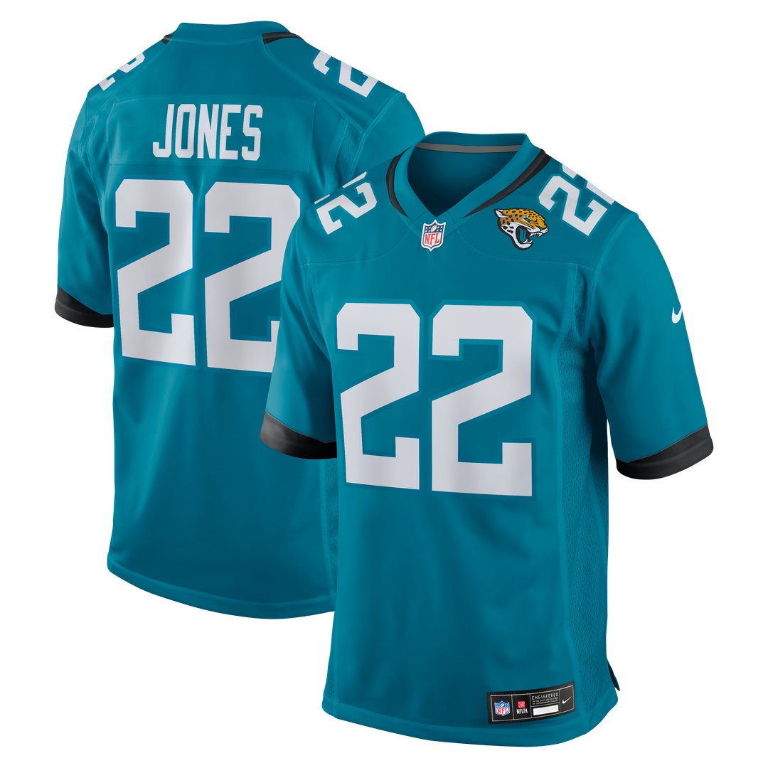 Jarrian Jones Jacksonville Jaguars Nike Team Game Official Jersey -  Teal