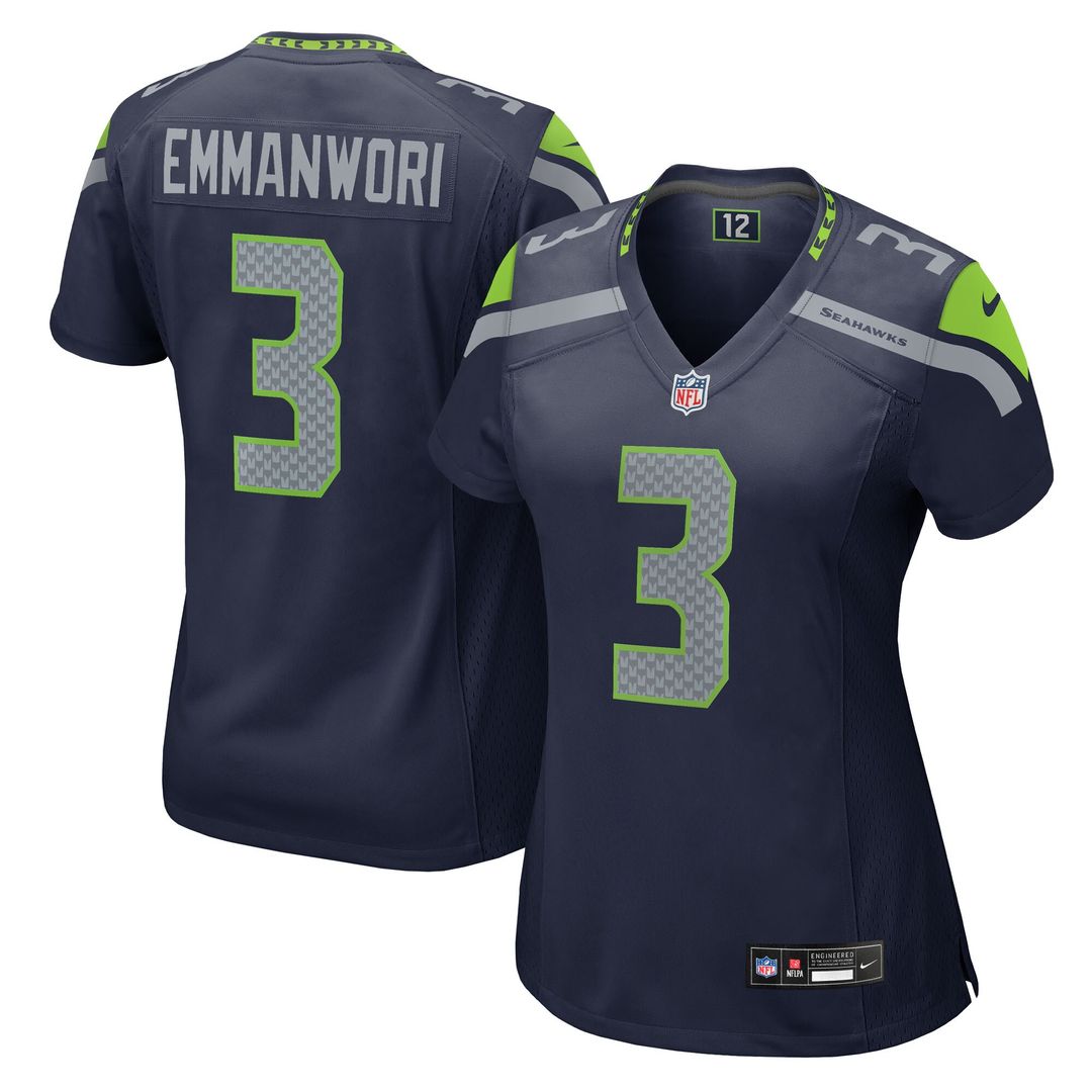 Nick Emmanwori Seattle Seahawks Nike Women's Team Game Jersey - College Navy