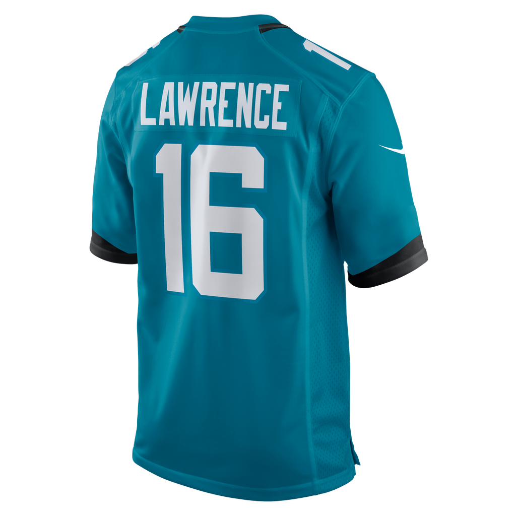 Trevor Lawrence Jacksonville Jaguars Nike Home Game Official Jersey - Teal