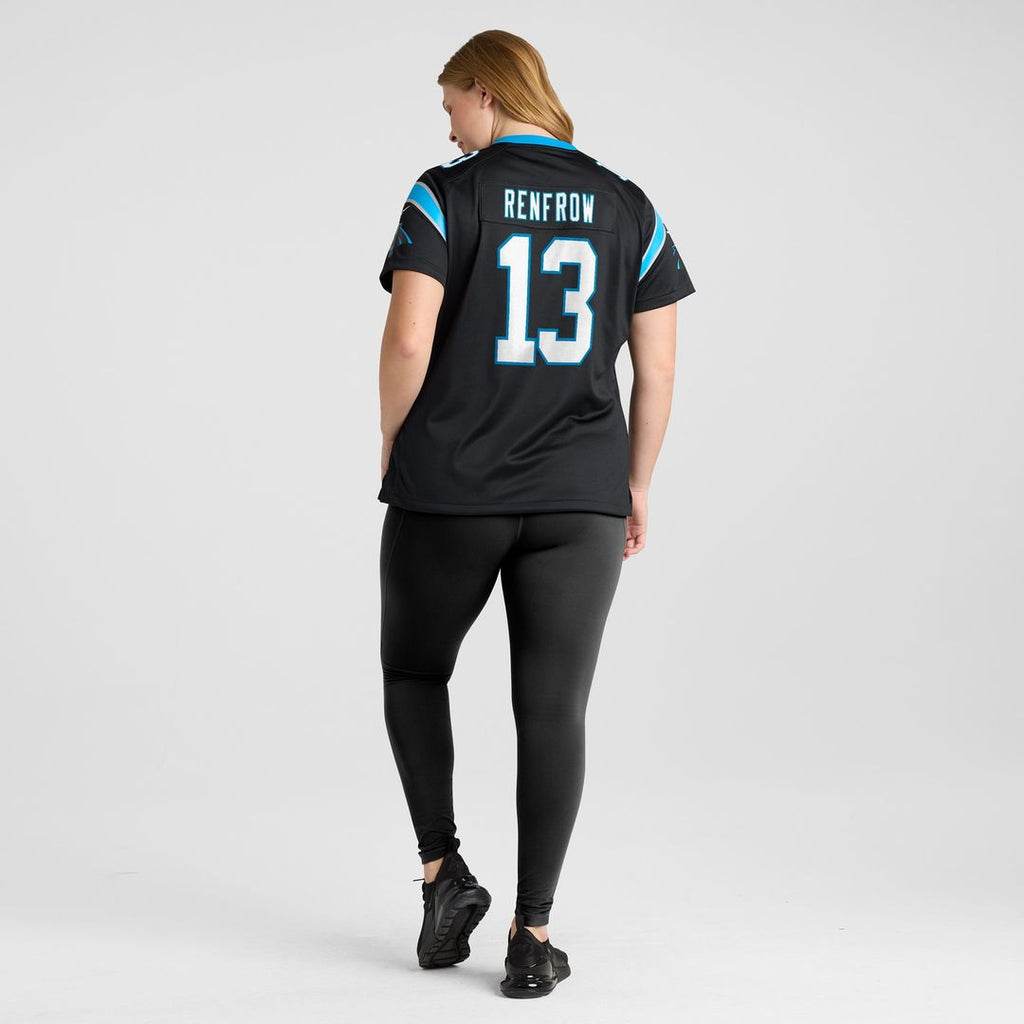 Hunter Renfrow Carolina Panthers Nike Women's Team Game Official Jersey -  Black
