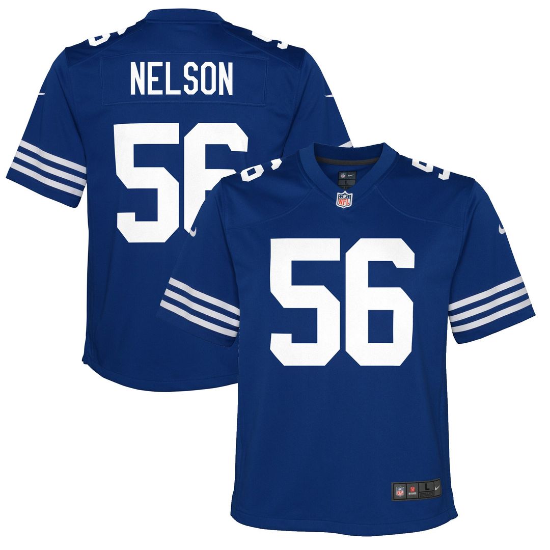 Quenton Nelson Indianapolis Colts Nike Youth Game Official Jersey - Royal
