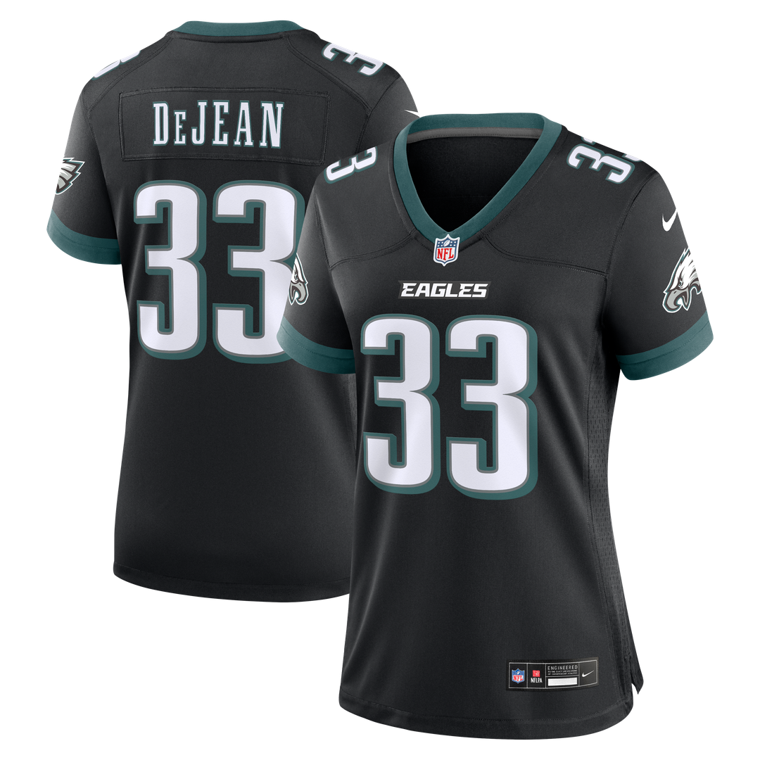 Cooper DeJean Philadelphia Eagles Nike Women's Alternate Game Jersey - Black