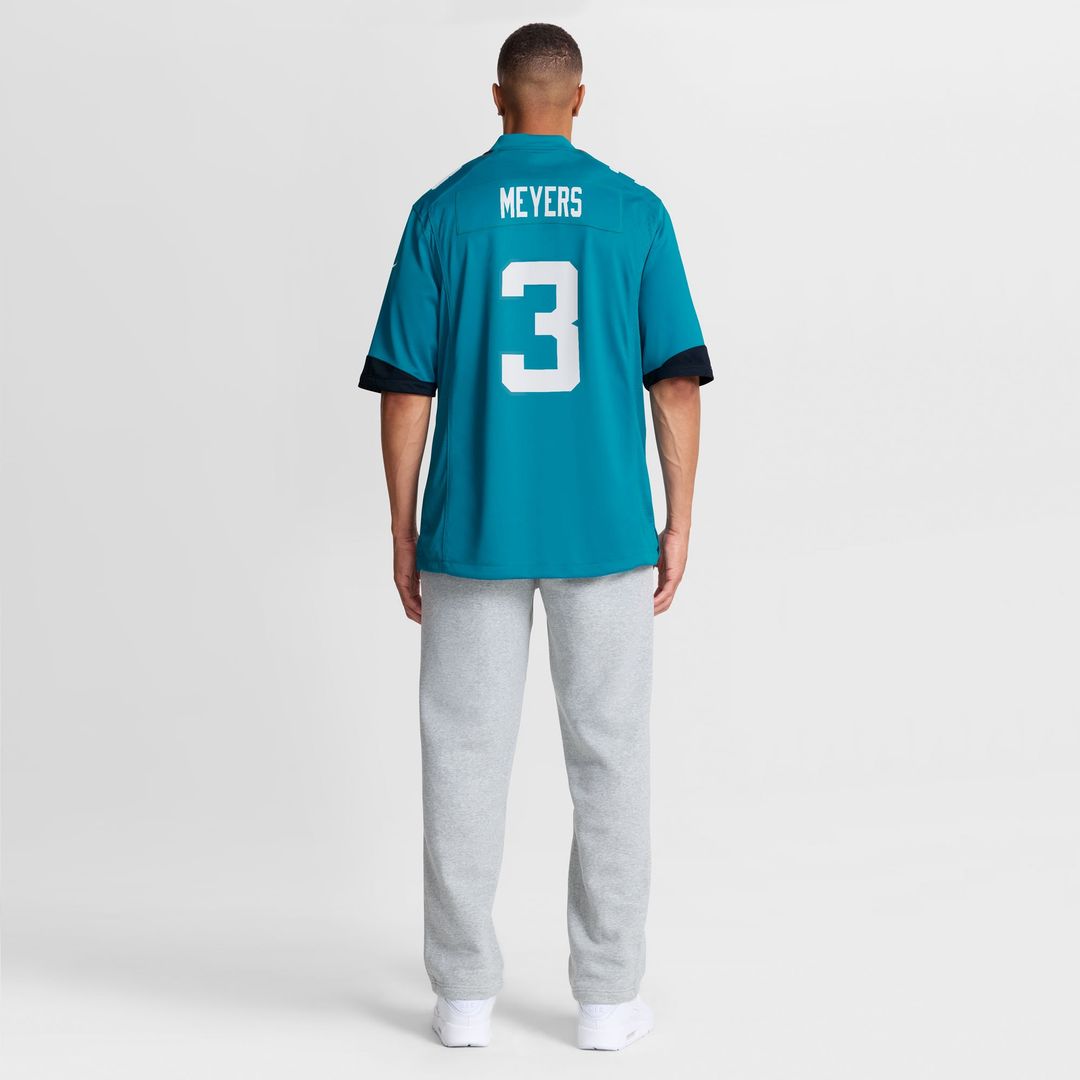 Jakobi Meyers Jacksonville Jaguars Nike Team Game Jersey - Teal