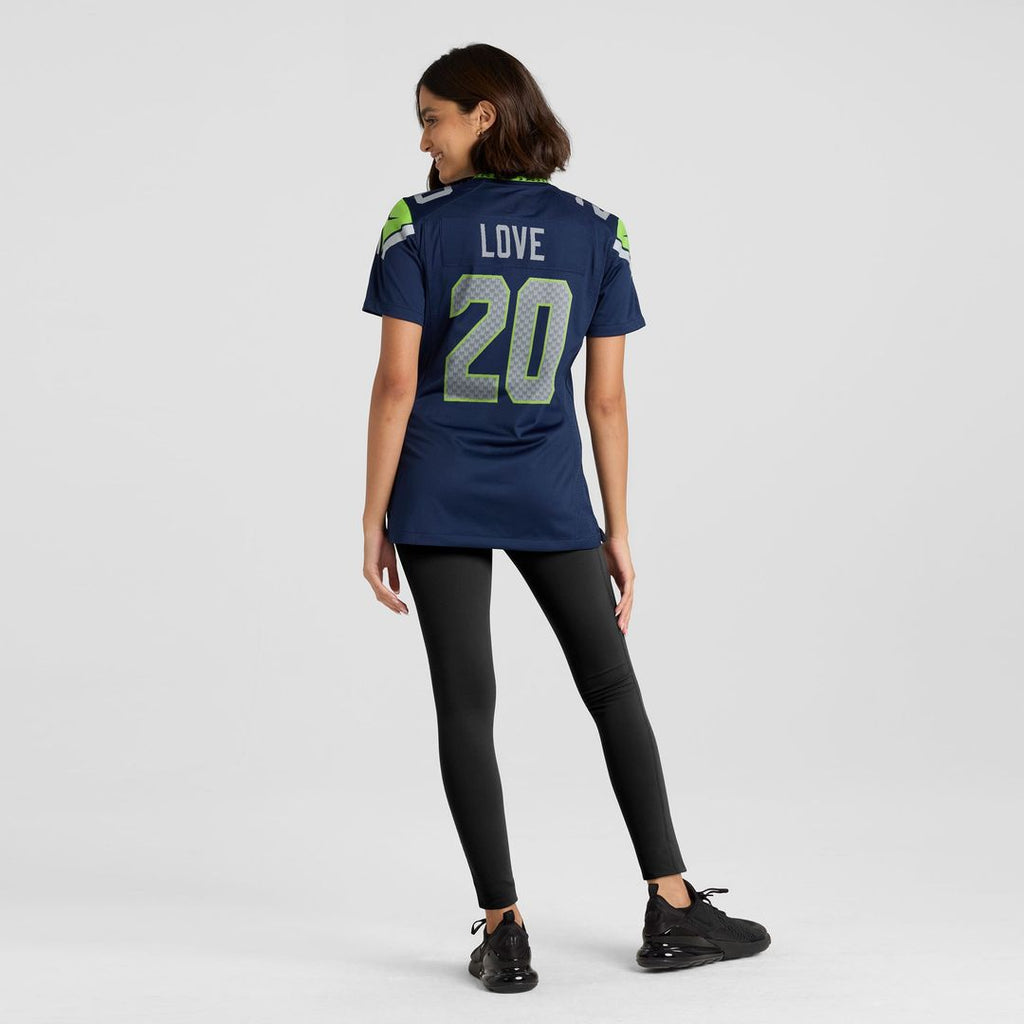 Julian Love Seattle Seahawks Nike Women's Throwback Player Game Official Jersey - Royal