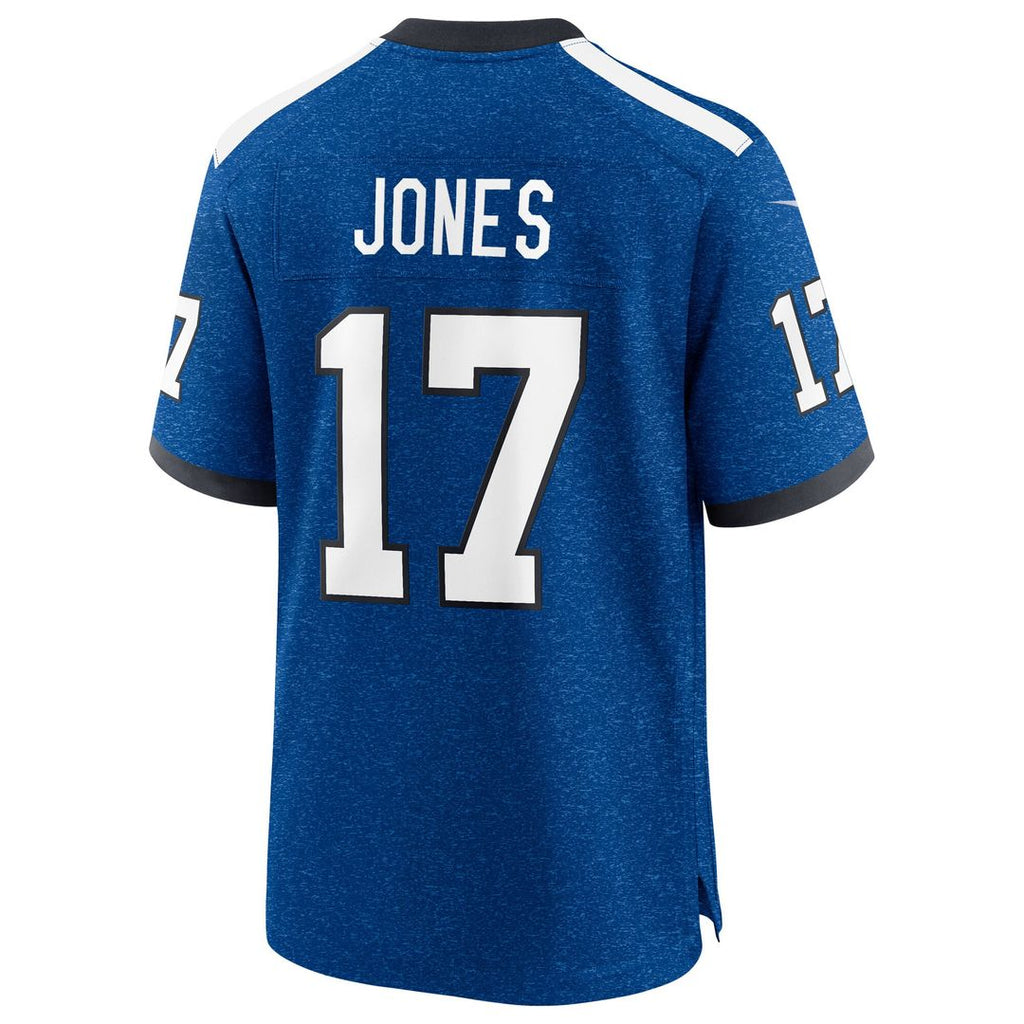 Daniel Jones Indianapolis Colts Nike Alternate 2 Indiana Nights Game Jersey - Heather Royal