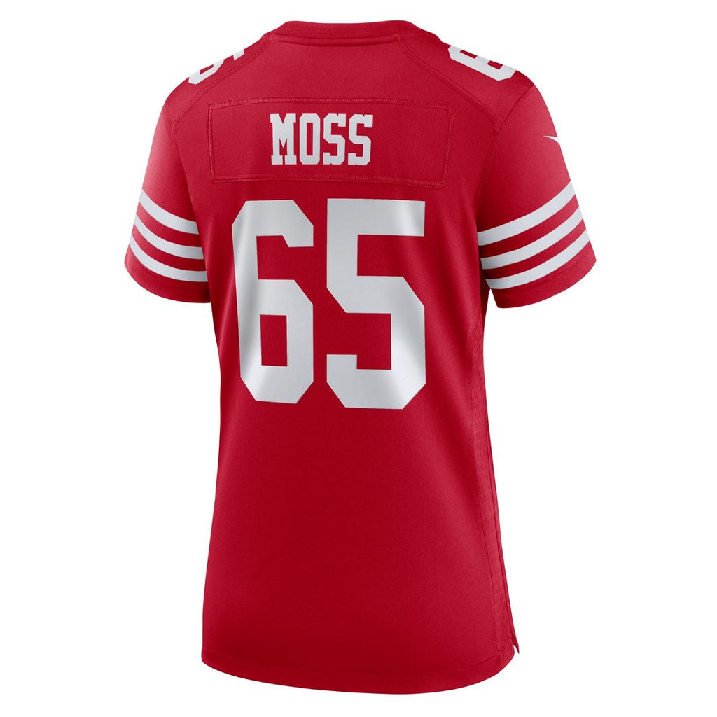 Drew Moss San Francisco 49ers Nike Women's Team Game Official Jersey -  Scarlet