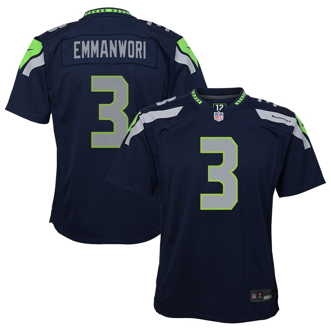 Nick Emmanwori Seattle Seahawks Nike Youth  Game Official Jersey - College Navy