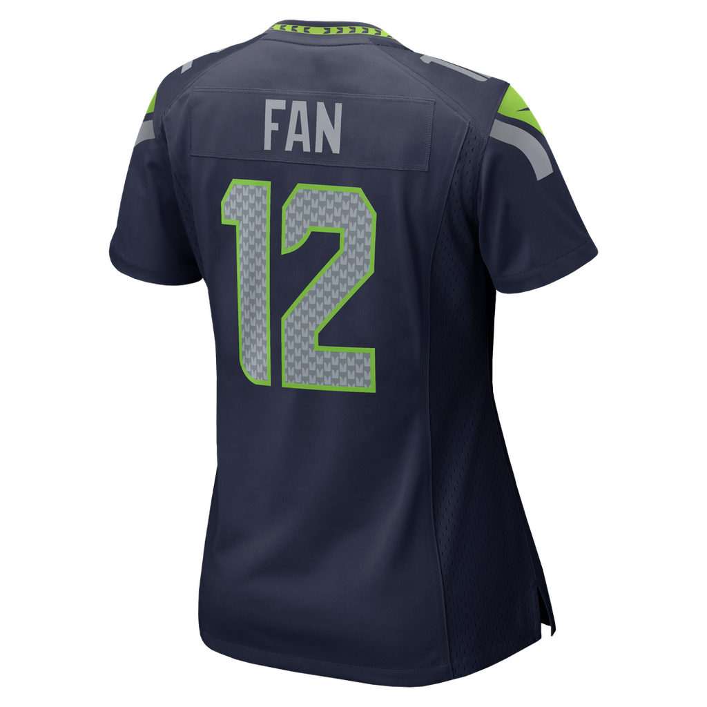 12s Seattle Seahawks Nike Women's Team Game Official Jersey - College Navy