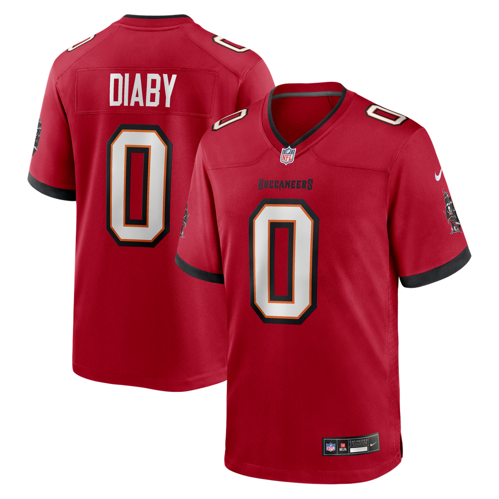 YaYa Diaby Tampa Bay Buccaneers Nike  Game Official Jersey -  Red
