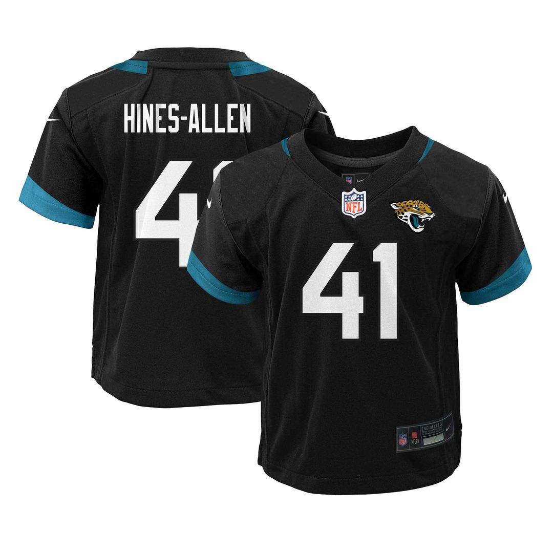 Josh Hines-Allen Jacksonville Jaguars Nike Preschool Alternate Player Game Official Jersey - Black