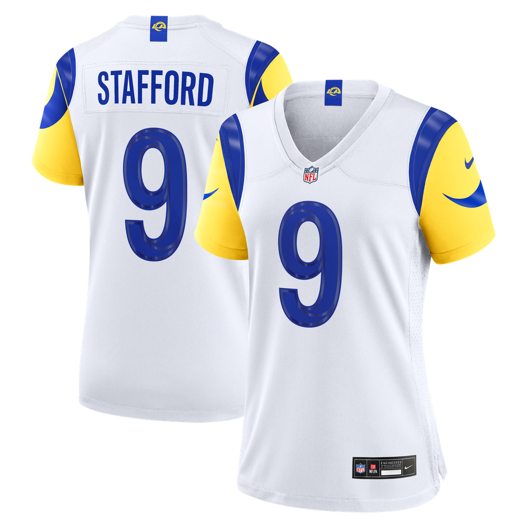 Matthew Stafford Los Angeles Rams Nike Women's Game Official Jersey - White