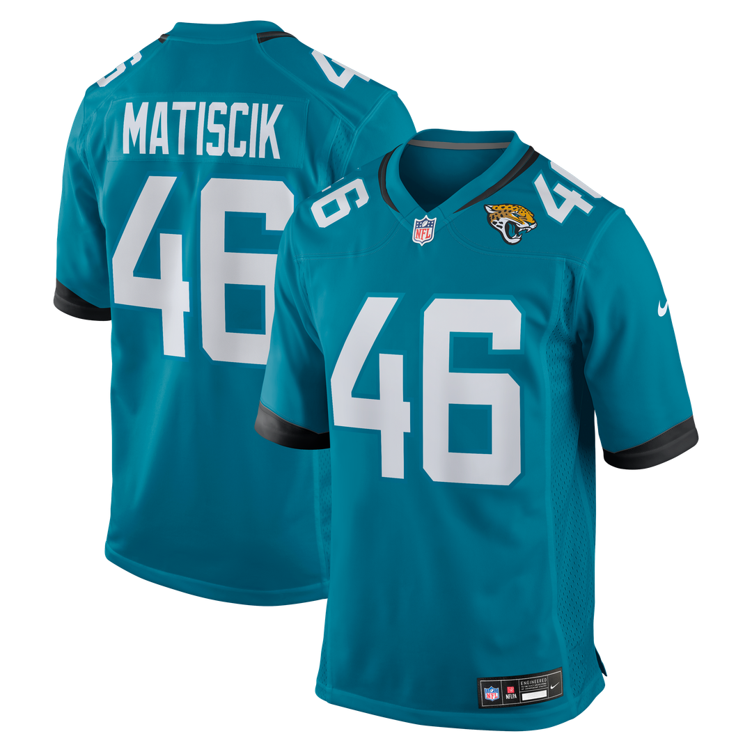 Ross Matiscik Jacksonville Jaguars Nike Alternate Game Official Jersey - Black