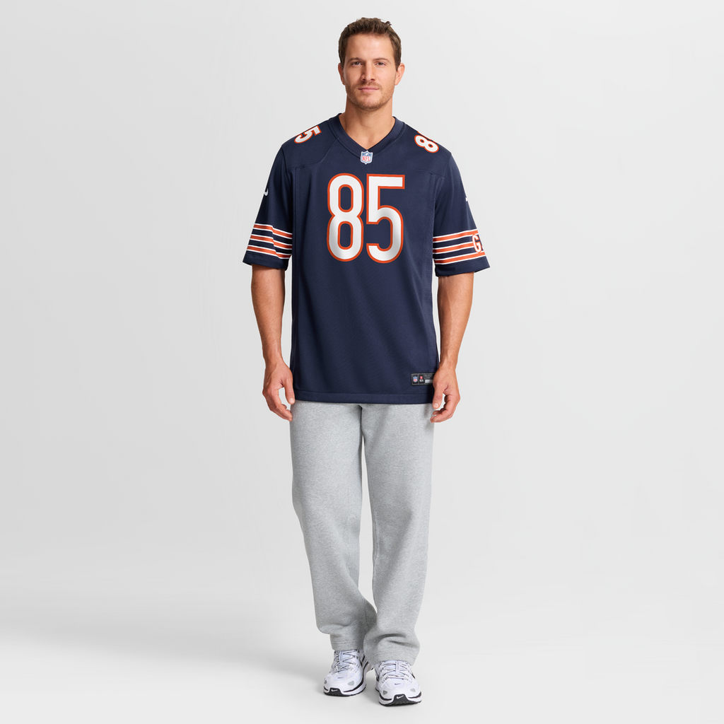 Cole Kmet Chicago Bears Nike Player Game Official Jersey - Navy