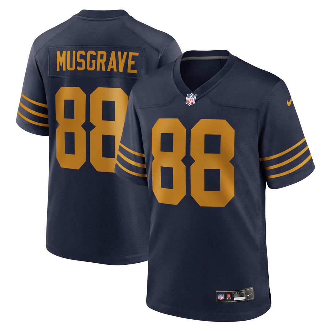 Luke Musgrave Green Bay Packers Nike The 1923 Classic Game Official Jersey - Navy