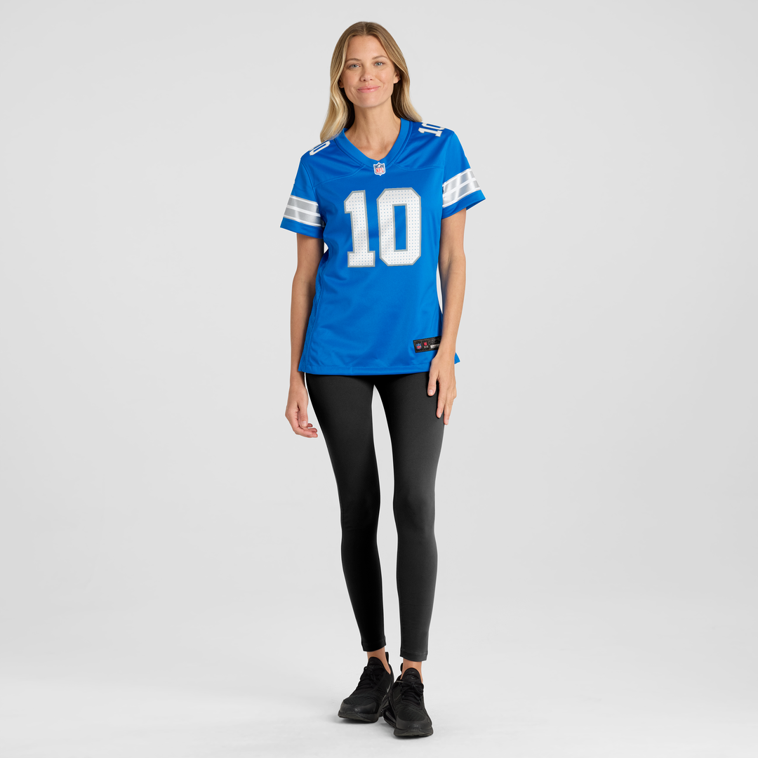 Isiah Pacheco Detroit Lions Nike Women's Team Game Official Jersey -  Blue