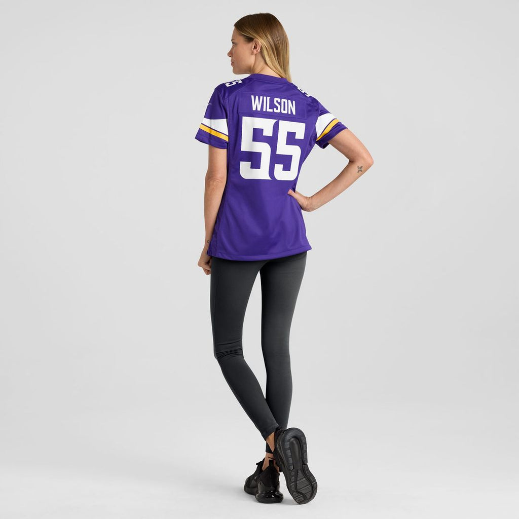 Eric Wilson Minnesota Vikings Nike Women's Team Game Jersey - Purple
