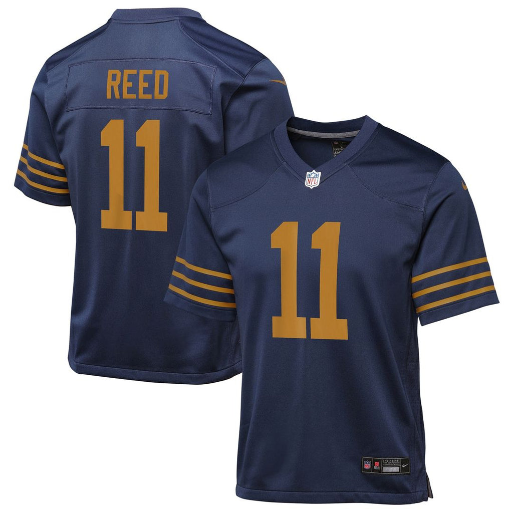 Jayden Reed Green Bay Packers Nike Youth The 1923 Classic Game Official Jersey - Navy