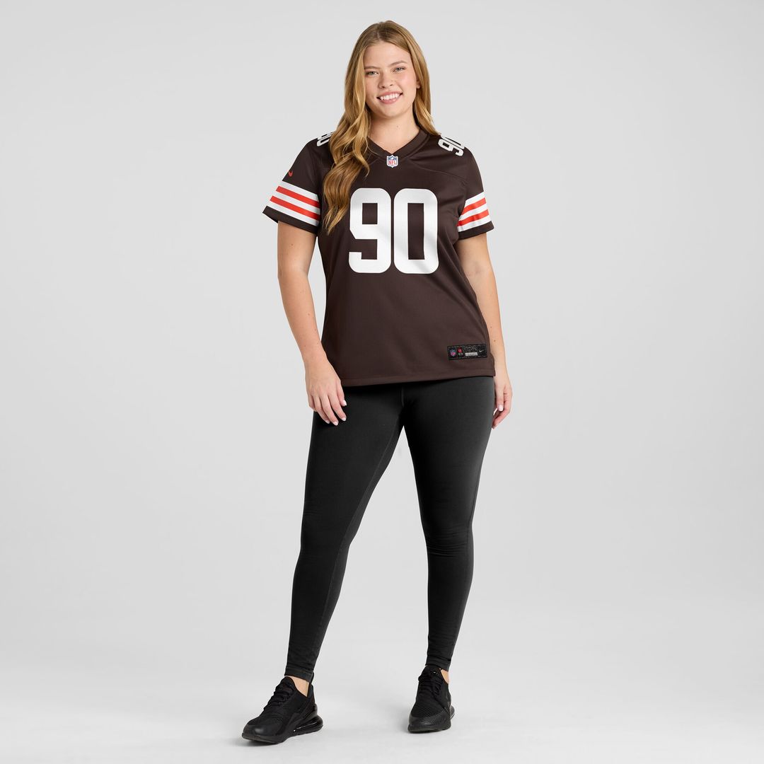 Maurice Hurst II Cleveland Browns Nike Women's  Game Official Jersey -  Brown