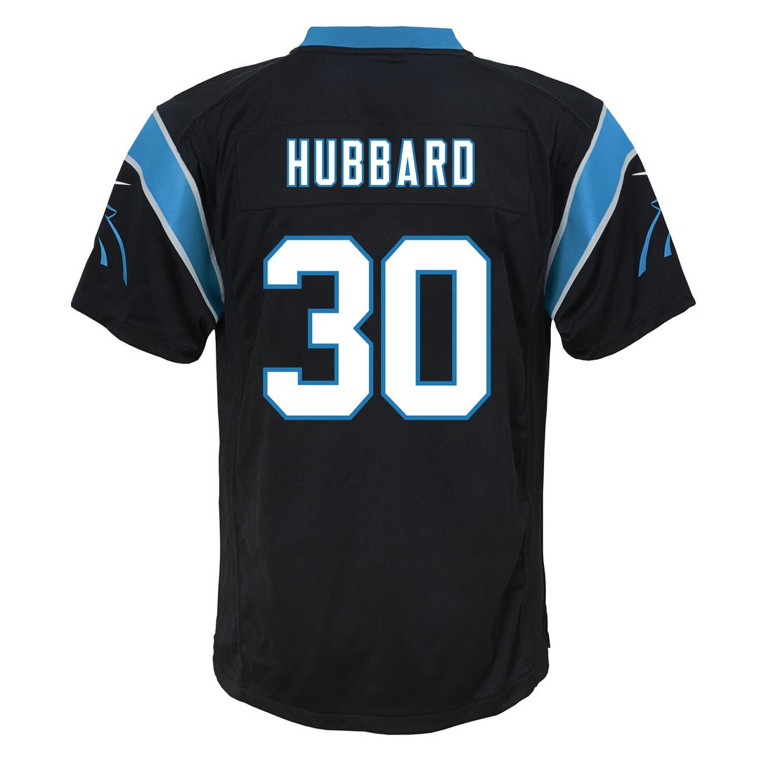 Chuba Hubbard Carolina Panthers Nike Youth Team Game Official Jersey - Black