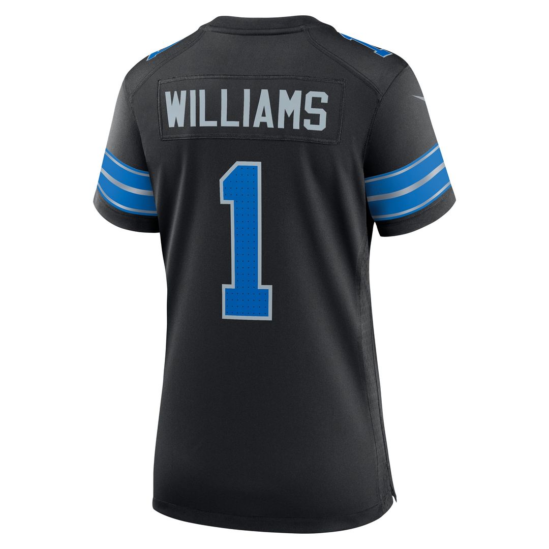 Jameson Williams Detroit Lions Nike Women's 2nd Alternate Game Player Official Jersey - Black