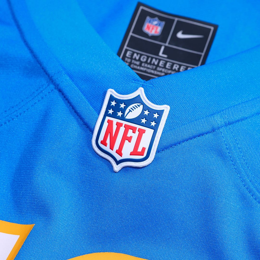 Del'Shawn Phillips Los Angeles Chargers Nike Team Game Jersey - Powder Blue
