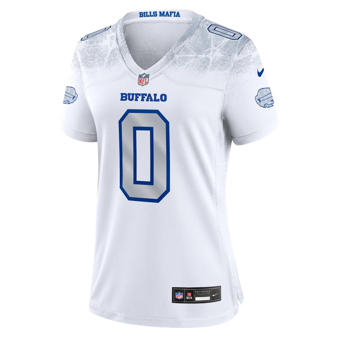 Keon Coleman Buffalo Bills Nike Women's 2025 Rivalries Collection Game Official Jersey - White