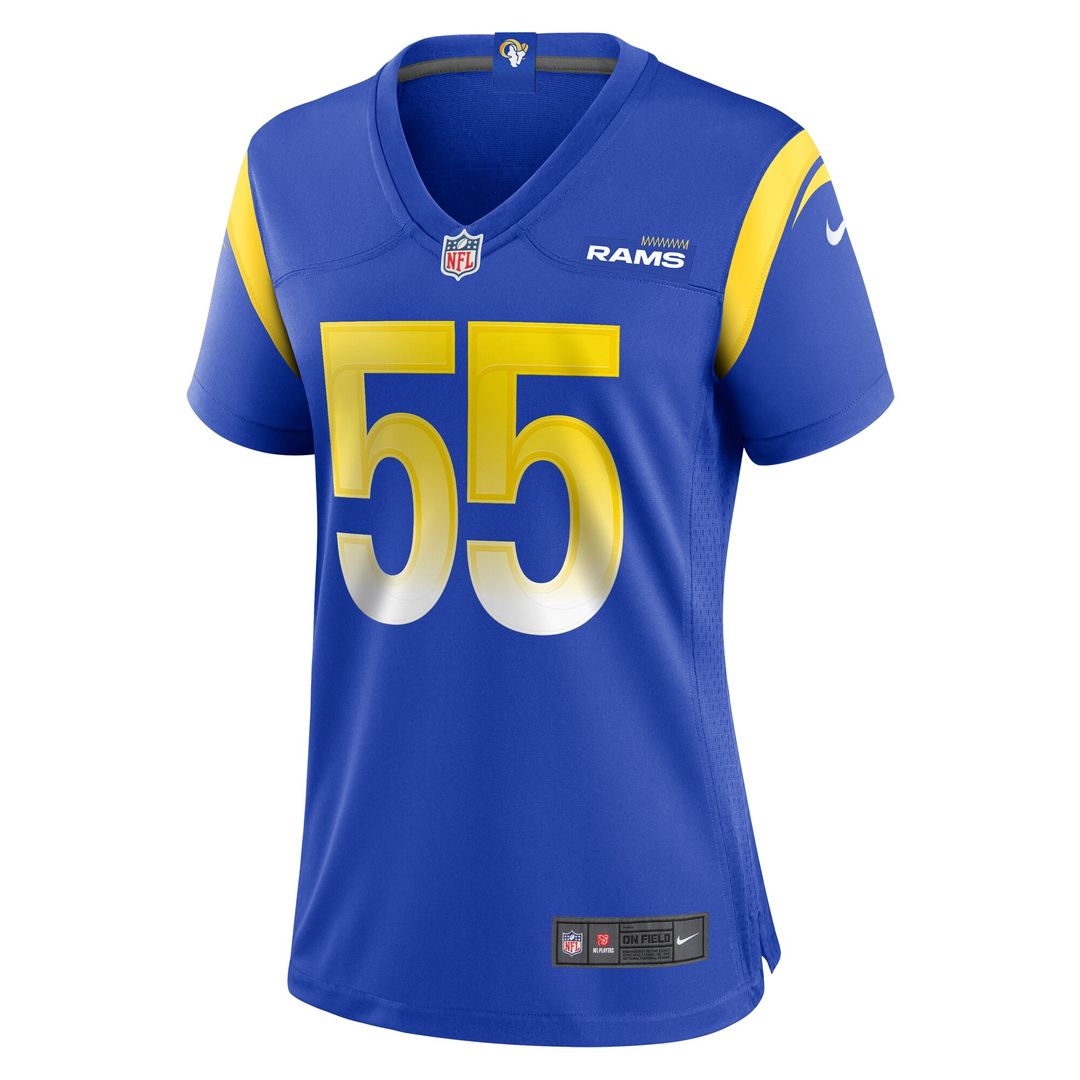 Braden Fiske Los Angeles Rams Nike Women's Game Jersey - Royal