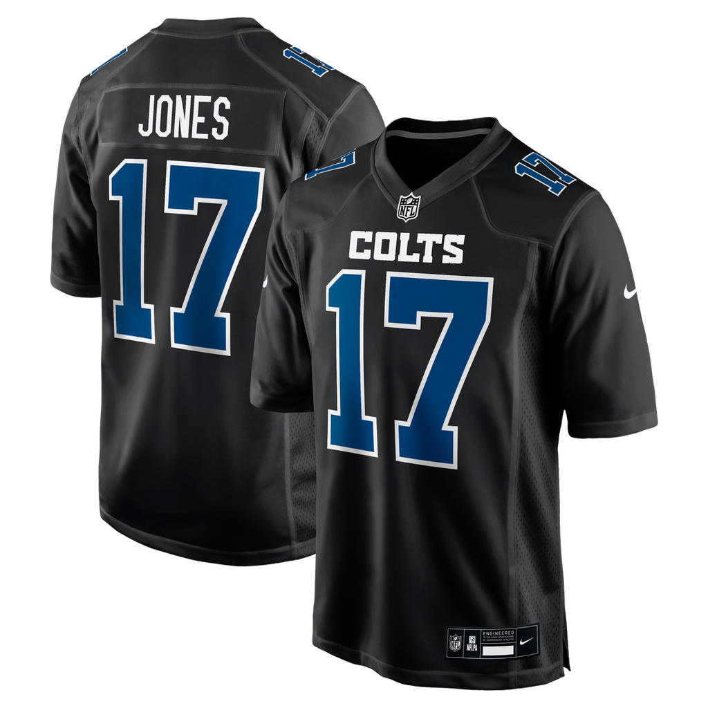 Daniel Jones Indianapolis Colts Nike Fashion Game Official Jersey - Carbon Black