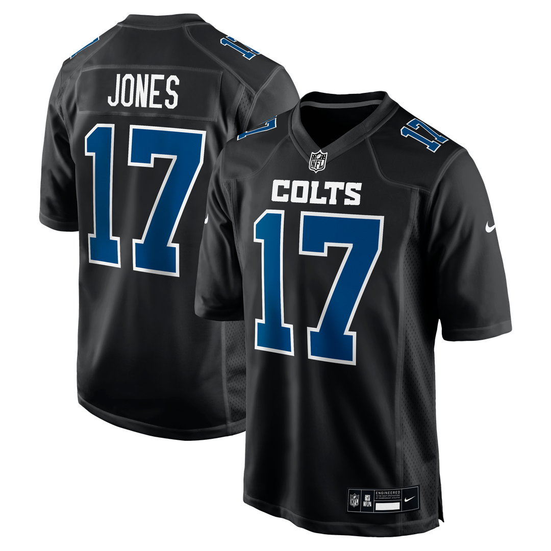 Daniel Jones Indianapolis Colts Nike Fashion Game Official Jersey - Carbon Black