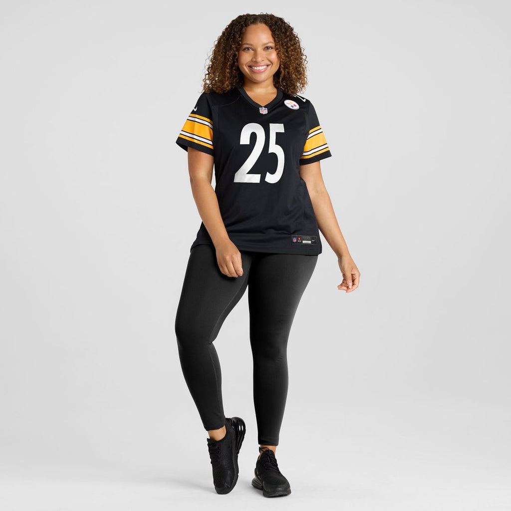DeShon Elliott Pittsburgh Steelers Nike Women's Team Game Jersey - Black