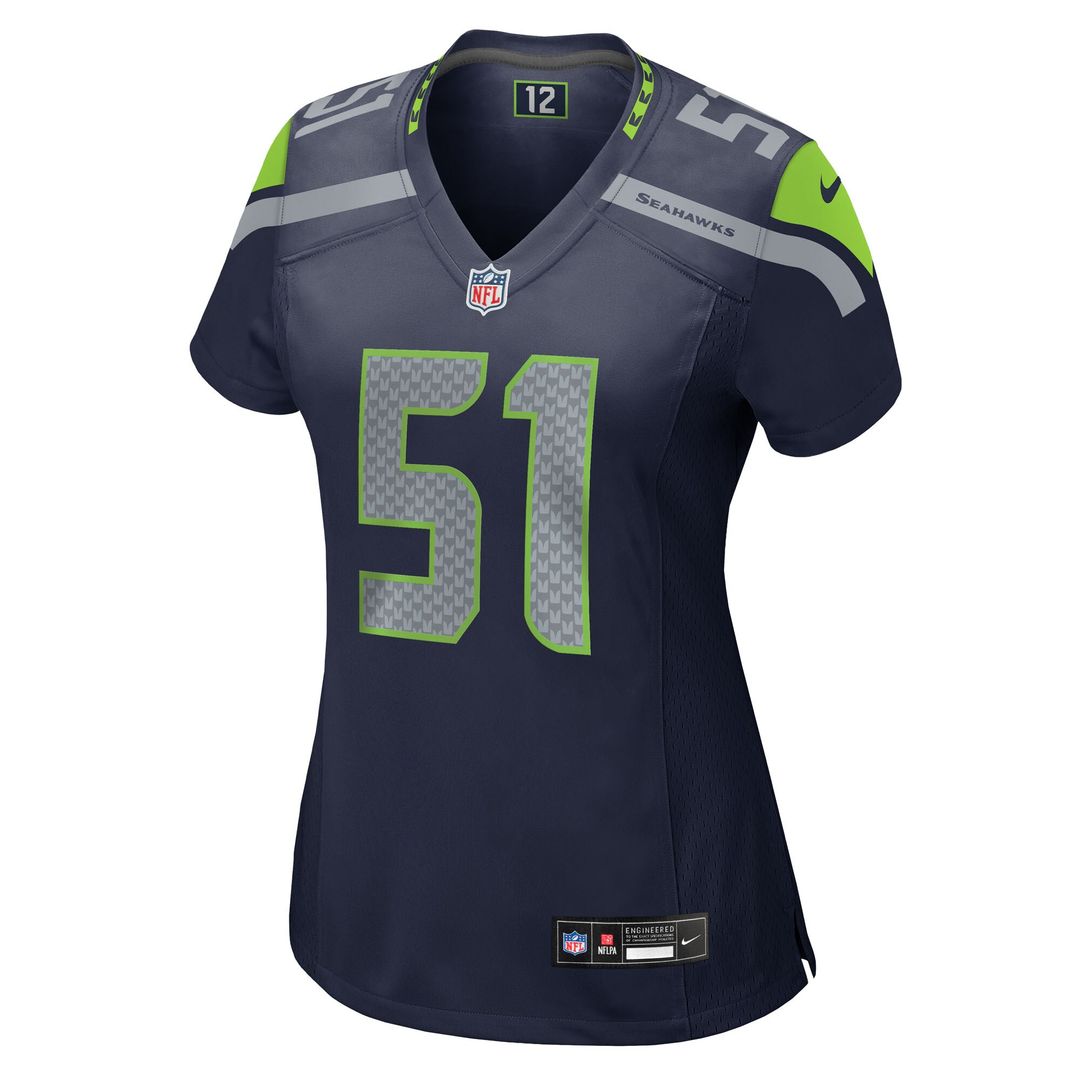 Jared Ivey Seattle Seahawks Nike Women's Team Game Jersey - College Navy