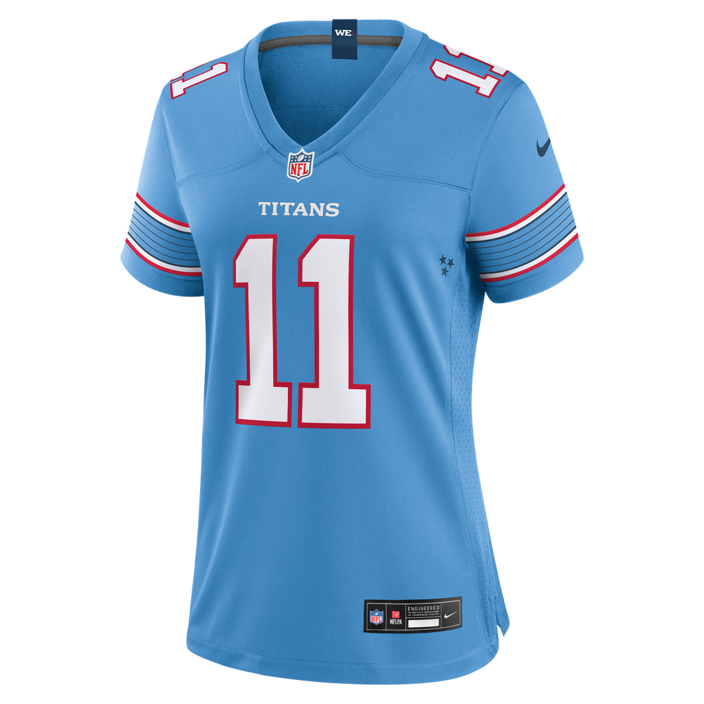 Jermaine Johnson II Tennessee Titans Nike Women's Team Game Official Jersey -  Light Blue