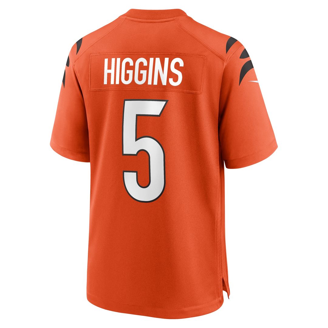 Tee Higgins Cincinnati Bengals Nike Alternate Game Official Jersey - Orange