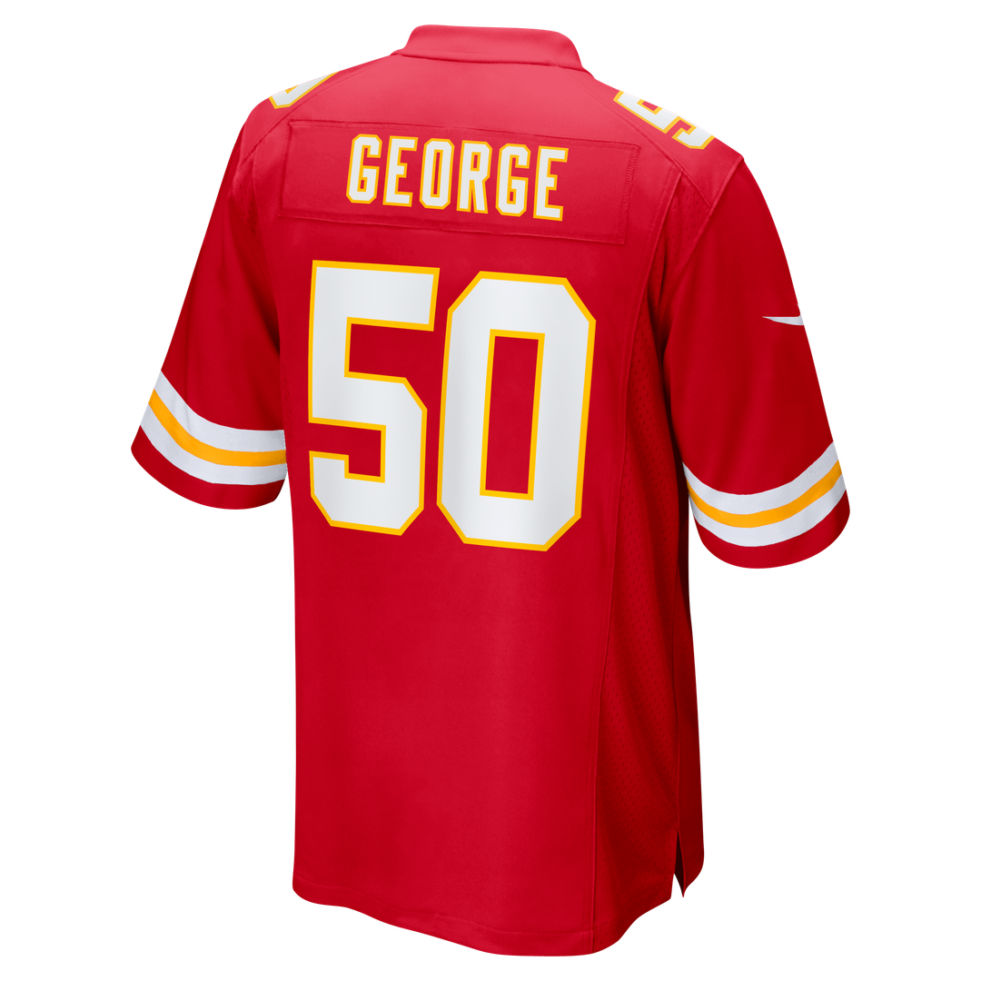 Brandon George Kansas City Chiefs Nike Team Game Jersey - Red
