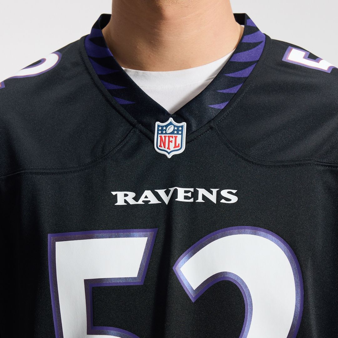 Ray Lewis Baltimore Ravens Nike Alternate Retired Player Game Official Jersey - Black