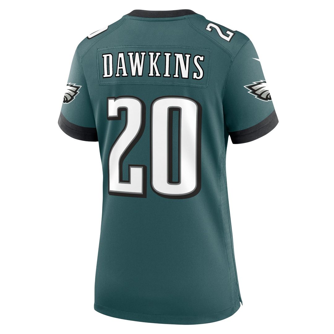 Brian Dawkins Philadelphia Eagles Nike Women's Retired Player Game Official Jersey - Midnight Green