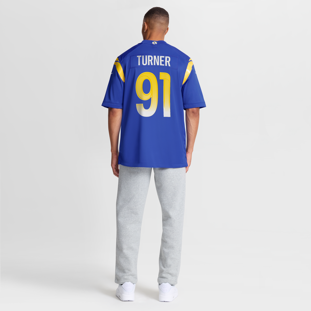 Kobie Turner Los Angeles Rams Nike Home Game Official Jersey - Royal