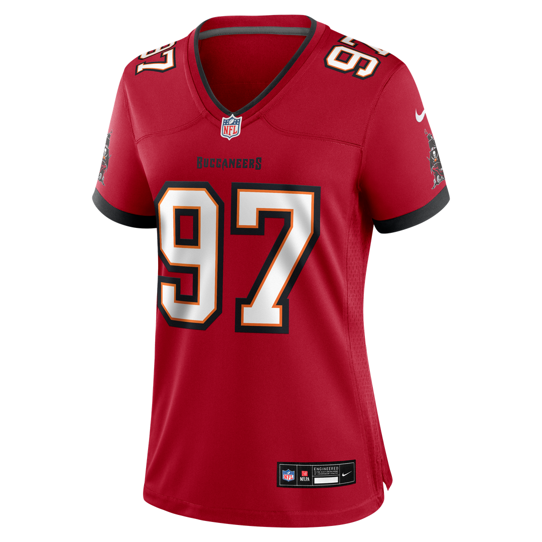 Al-Quadin Muhammad Tampa Bay Buccaneers Nike Women's Team Game Official Jersey - Red
