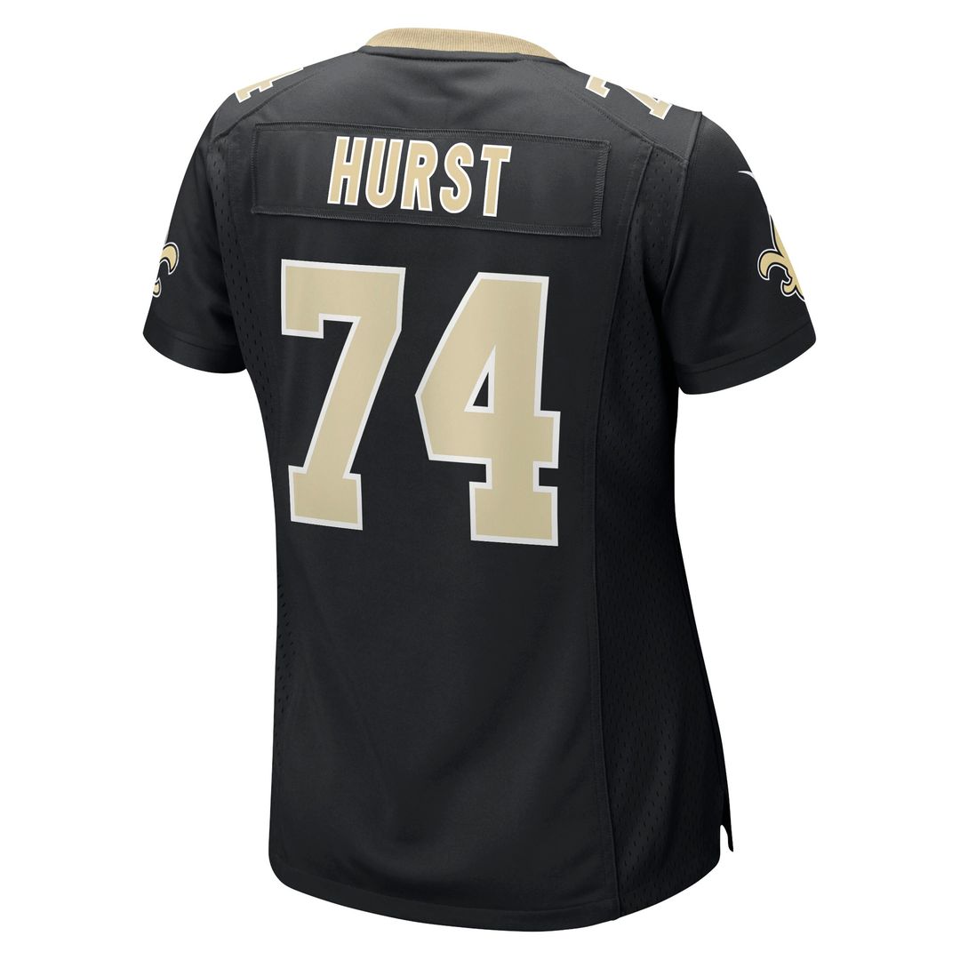 James Hurst New Orleans Saints Nike Women's Game Official Jersey - Black