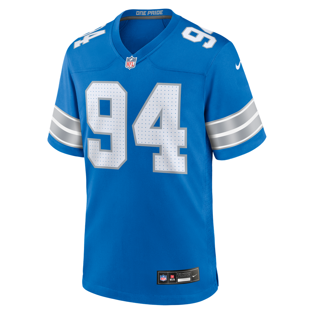 Mekhi Wingo Detroit Lions Nike Team Game Official Jersey -  Blue