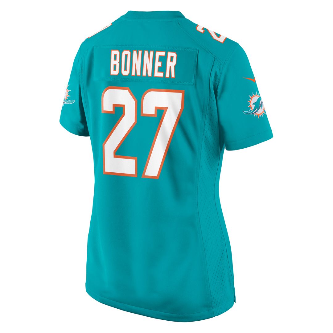 Ethan Bonner Miami Dolphins Nike Women's Game Jersey - Aqua