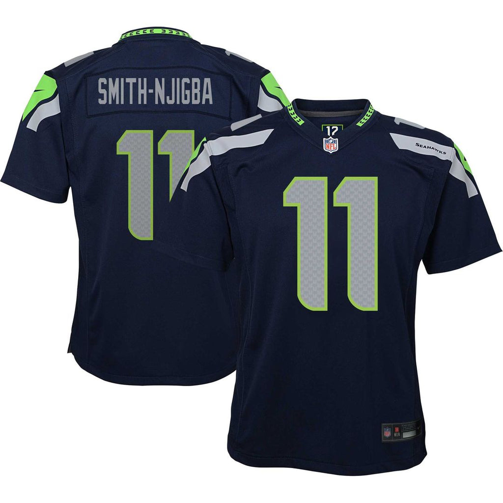 Jaxon Smith-Njigba Seattle Seahawks Nike Youth Game Official Jersey - College Navy