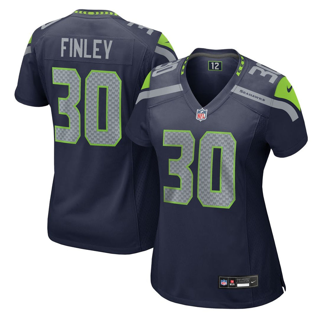 AJ Finley Seattle Seahawks Nike Women's Team Game Official Jersey -  College Navy