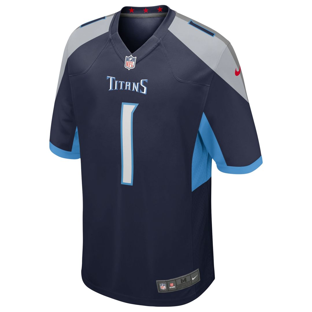 Cameron Ward Tennessee Titans Nike Team Game Official Jersey - Light Blue